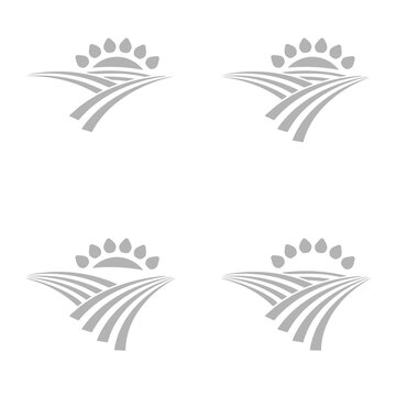 sun icon on a white background, vector illustration
