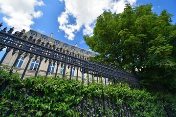 Paris, France. Buildings and trees on Place Charles de Gaulle. June 11, 2022.