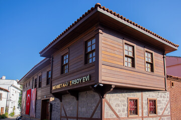 The house where poet Mehmet Akif Ersoy lived during his childhood - obrazy, fototapety, plakaty