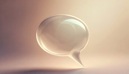 Bubble message, 3d online chat with speech or talk object for social media post. - 768662369