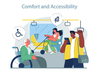 Comfort and Accessibility concept.