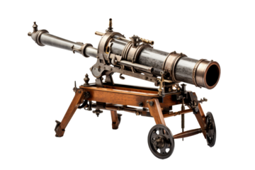 The Ancient Observatory: A Timeless Gaze Through History. On a White or Clear Surface PNG Transparent Background.