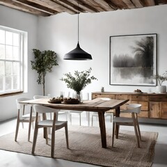 wooden dinning table 