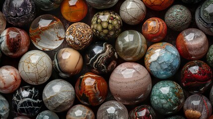 top premium marbles and mineral marbles from my fantasy collection