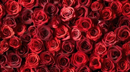 red roses arranged in an elaborate pattern, imbuing your composition with romance and allure, ideal for Valentine's Day-themed designs or memorable occasions. SEAMLESS PATTERN