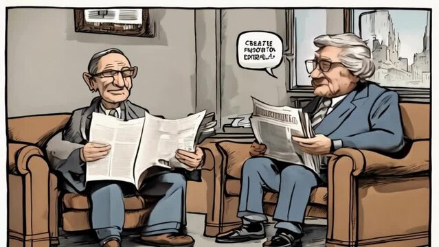 a video emphasizing the importance of editorial cartoons in expressing political satire and commentary in newspapers.