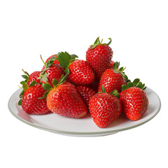 strawberries in a white bowl