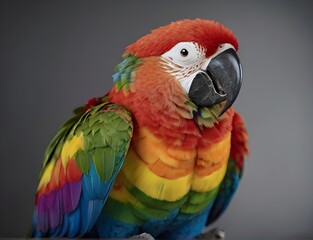 Rainbow parrot, LGBT colors