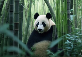 Giant panda, the giant panda is Endangered species