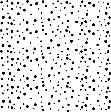 Screentone made from different sized dots or specks of dust.