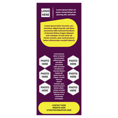  business trade show event meeting days roll-up x banner standee design for anyone can customize large print