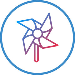 Vector Design Pnwheel Icon Style