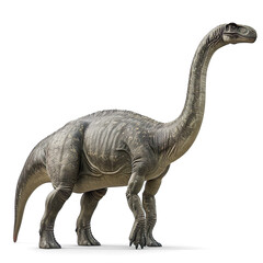 brontosaurus isolated on a transparent background 