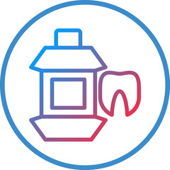 Vector Design Mouthwash Icon Style