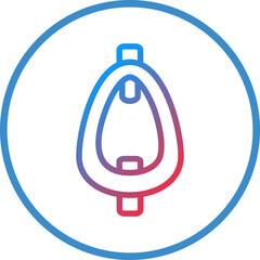 Vector Design Urinal Toilet Icon Style