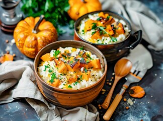 Roasted Pumpkin Risotto - 768684112