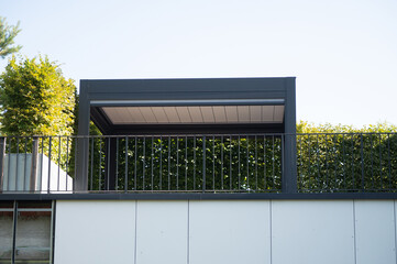 Modern Balcony with Retractable Awning