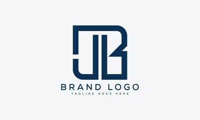 letter JB logo design vector template design for brand.