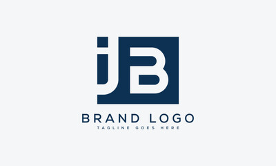 letter JB logo design vector template design for brand.