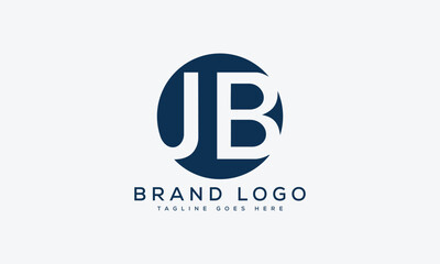letter JB logo design vector template design for brand.