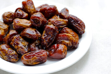 Dates or dattes palm fruit
