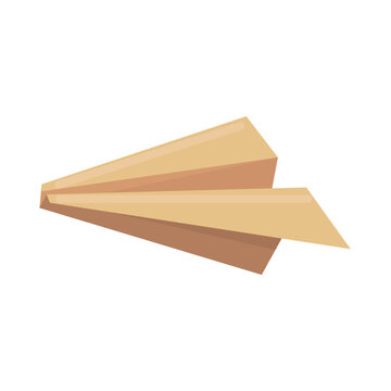 Paper plane icon clipart avatar isolated vector illustration