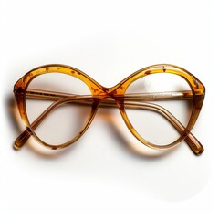 Vintage eyeglasses, isolated on white background, old, classic, retro, nostalgia, 60s, 70s, 80s, 90s, 2000s