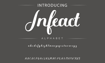 Vintage Font Design capital letter and number text alphabet set - obrazy, fototapety, plakaty