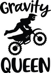Dirt Bike Illustration, Motocross Vector Design, Dirt Biker Quote, Off-Road, Extreme, Sport, Adventure, Racing, Motorcycle