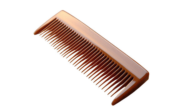 Stylish Hair Comb Isolated on Transparent Background