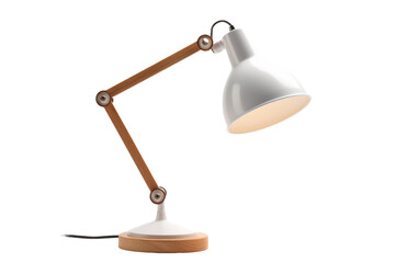 Minimalist Desk Lamp Concept Isolated on Transparent Background