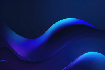 Obraz premium Abstract 3D liquid background, Abstract fluid 3d render holographic iridescent neon curved wave in motion dark background. ai generated