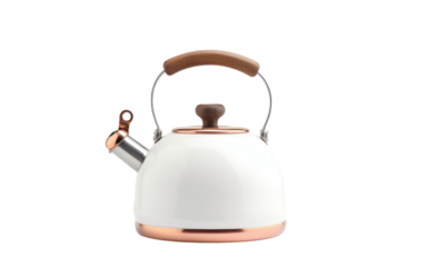 Elegant Kettle Model Isolated on Transparent Background