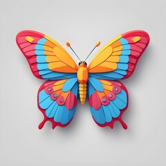 Vibrant Butterfly Artwork