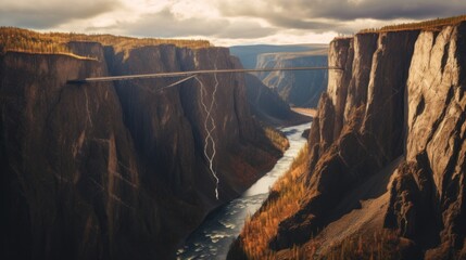 Miles Canyon, Yukon, Canada, is a breathtaking natural wonder.