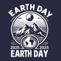 Earth Day simple t-shirt design