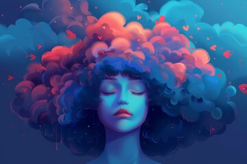 A dynamic loading screen for a mobile app about daily affirmations and positive thinking