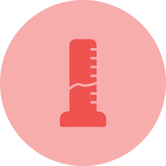 Graduated Cylinder Vector Icon