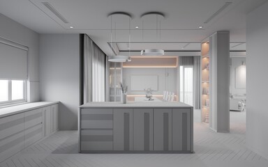 bathroom with furniture