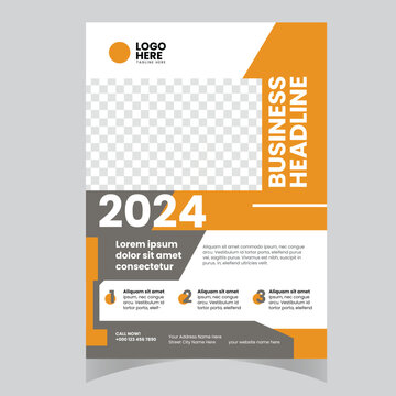 collection of modern design poster flyer brochure cover layout template with triangle graphic elements and space for photo background