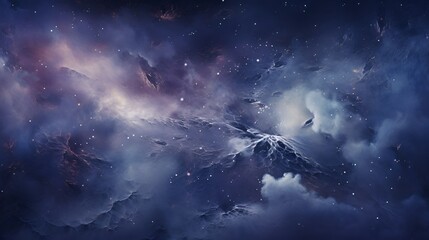 Obraz na płótnie Canvas colorful night sky space