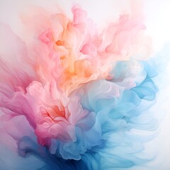 Watercolor abstract colorful background