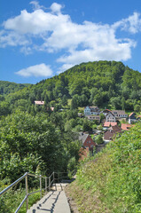 Fototapeta na wymiar climatic health resort of Zorge --Walkenried--,Harz Mountains,lower Saxony,Germany