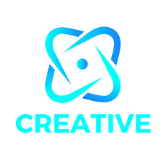abstract logo design element