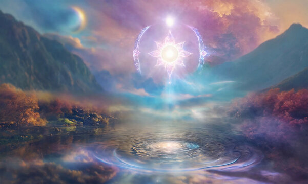 Spiritual stargate dimension shift - AI generated