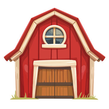 Barn house or home icon image cartoon vector 