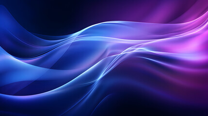 Digital technology purple wave curve abstract graphic poster web page PPT background