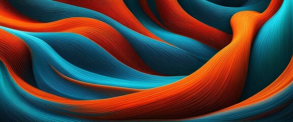 animated colored wave pattern background - 768725301