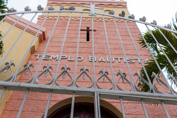 03.03.2024 - Camaguey, Santa Lucia, Cuba - Iglesia Bautista - Templo Bautista, church. Travel