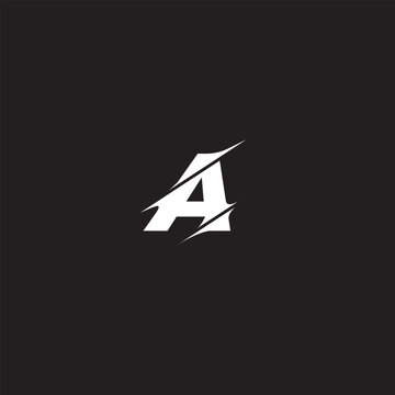 Initial letter A logo and wings symbol. Wings design element, initial Letter A logo Icon, Initial Logo Template



